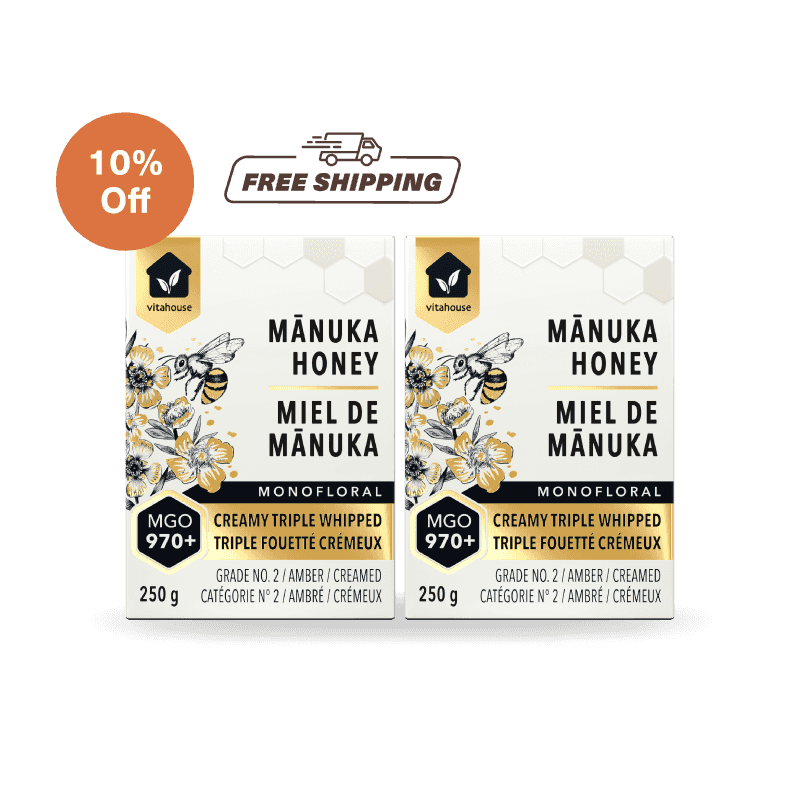 【維他堡】麥蘆卡蜂蜜 MGO 970+ 兩盒裝