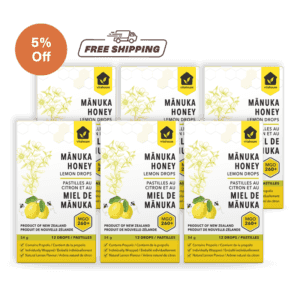 【維他堡】麥蘆卡蜂蜜 MGO 260+ 潤喉糖 6 盒裝
